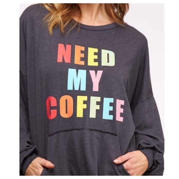 “NEED My Coffee” Graphic Sweatshirt - Picture 5 of 8